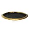 Service Ideas Tray with Removable Insert, 12" Round, Stainless Steel, Vintage Gold TR1412RIVG - alternate 1